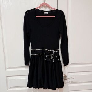 RED Valentino Bow Bubble Knit Dress